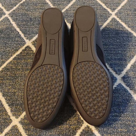 J. Renee Brown suede and sheen wedges - Picture 3 of 7